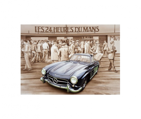 Postcard Mercedes 1955