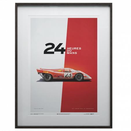 Affiche Porsche 917k  23 1970