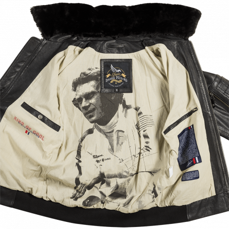 John Leather Jacket - Steve McQueen x Le Mans