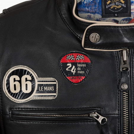 Shadow Leather Jacket - 24 Heures Le Mans