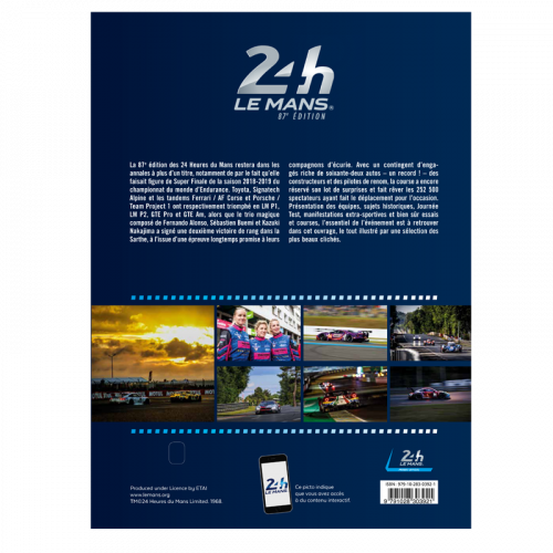 Livre Annuel 24h Du Mans 2019 - Français