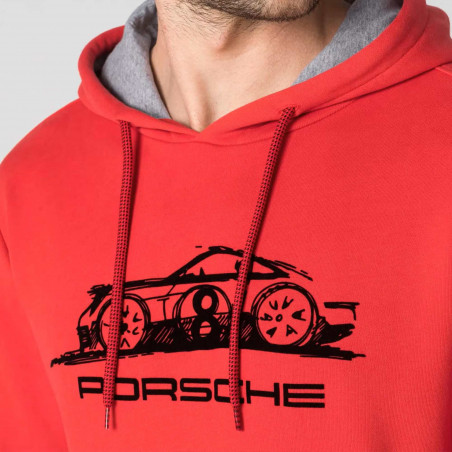 Men's Hoodie Sketch 911 - Porsche