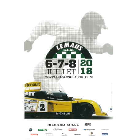 Affiche Le Mans Classic 2018