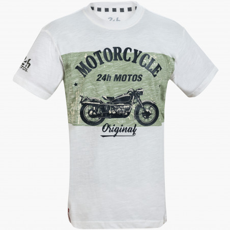 Men's Motorcycle T-shirt - 24 Heures Motos