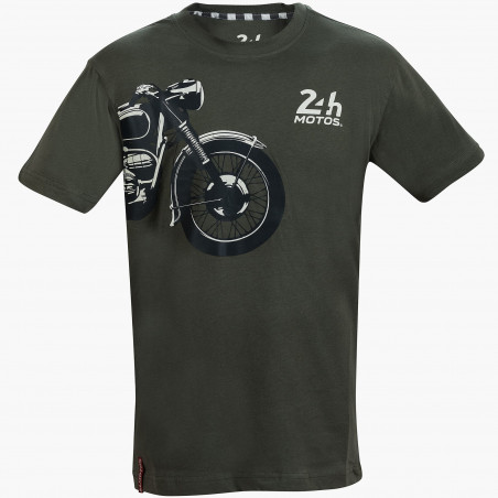 Men's Vintage Café Racer T-shirt - 24 Heures Motos