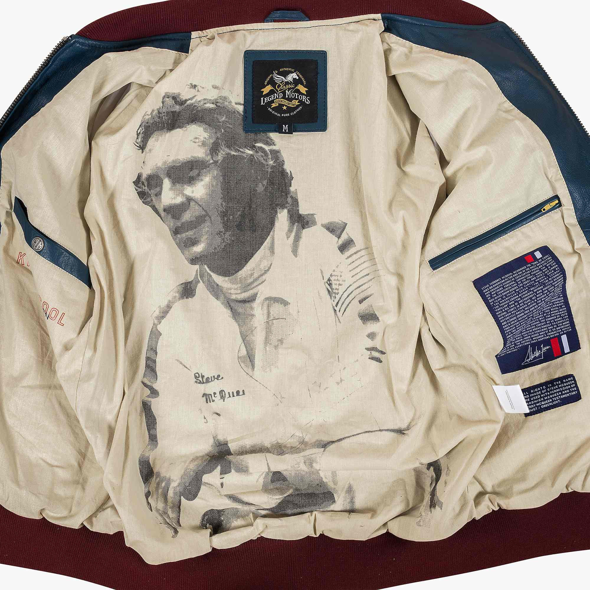 Cooler King Leather Jacket - Steve McQueen x Le Mans