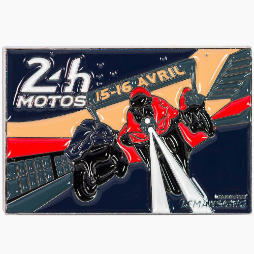 Pin's Affiche 2023 - 24 Heures Motos