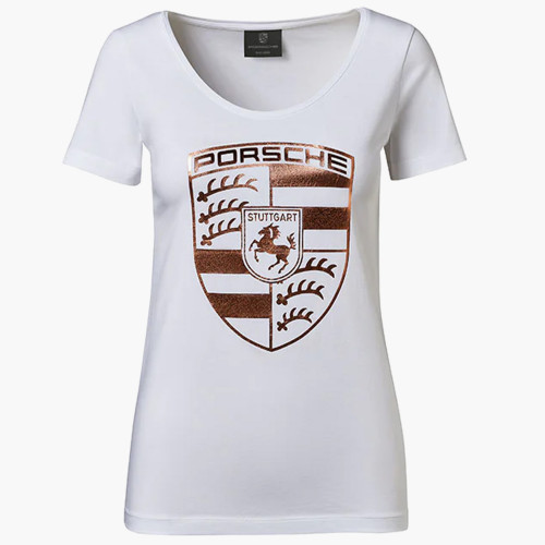 T-shirt Femme Ecusson - Porsche