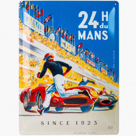 Tôle Métal Affiche 1959 - 24h Le Mans