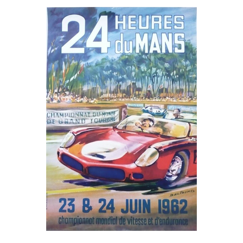 Et voici l'affiche officielle des 24 Heures du Mans 2021