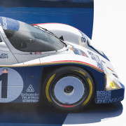 Poster Porsche 962 C 1986 - 24H Le Mans