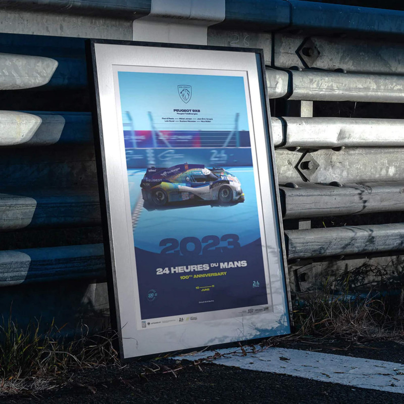 Affiche Originale Des 24 Heures Du Mans 2003 – Poster ACO Vintage N°23 Pour Passionnés De Sport Auto