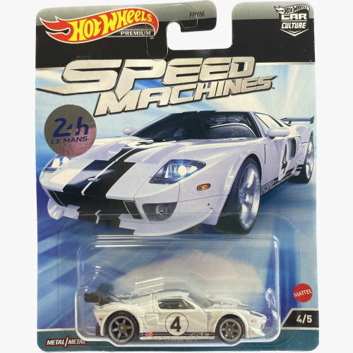Hot Wheels Speed Machines Ford GT White 1:64 – DIECAST ENTHUSIAST