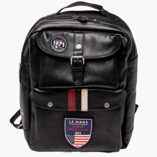 Matt3 Leather Backpack - Steve McQueen x Le Mans