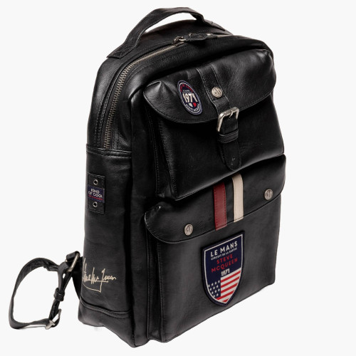 Matt3 Leather Backpack - Steve McQueen x Le Mans