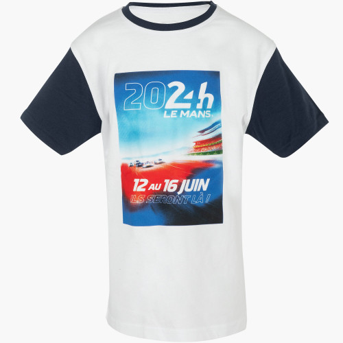 T-SHIRT ENFANT AFFICHE 2024 - 24H LE MANS