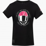 T-shirt Fille Casque Pailleté - 24H Motos