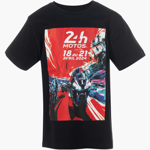 T-shirt Enfant Affiche 2024 - 24H Motos