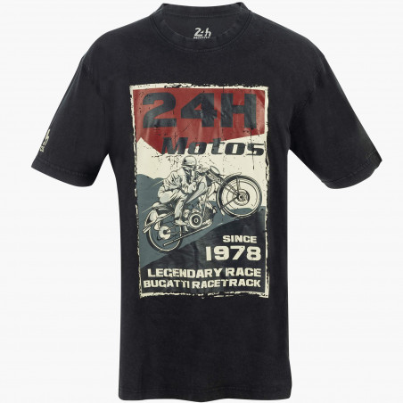 Vintage Poster T-shirt - 24h Motos