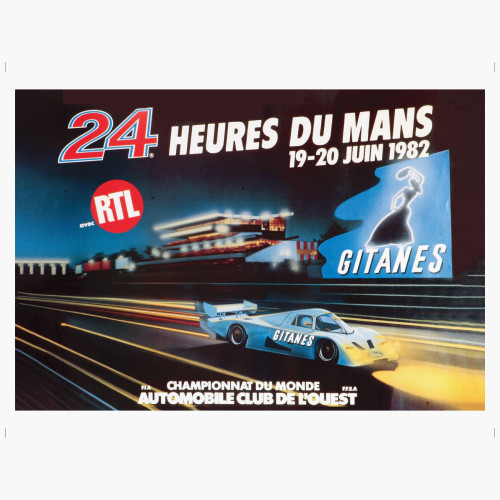 Carte Postale Affiche 1982 - 24h Le Mans