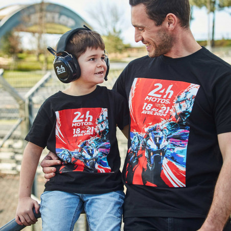 T-shirt Enfant Affiche 2024 - 24H Motos