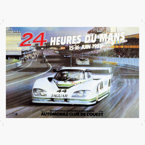 Carte Postale Affiche 1985 - 24h Le Mans