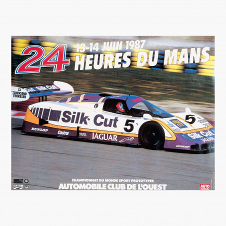 Postcard Poster 1987 - 24h Le Mans
