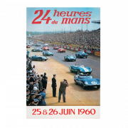 Carte Post Aff 24h 1960