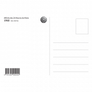 Carte Post Aff 24h 1960