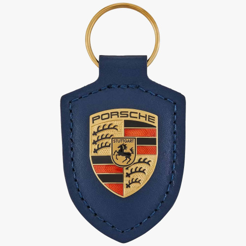 Porte Clés écusson Bleu - Porsche