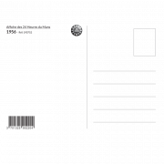 Carte Post Aff 24h 1956