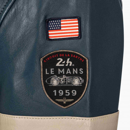 Cobra Men's Leather Jacket - 24H le Mans