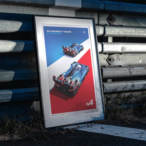 Affiche Alpine A424 2024 - 24H Le Mans