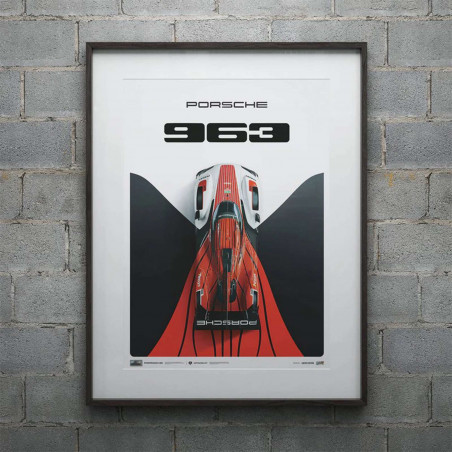 Affiche Porsche 963 2024 - 24H Le Mans