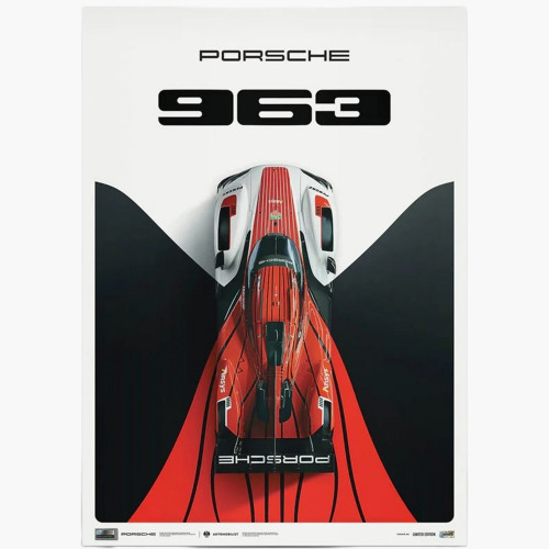 Poster Porsche 963 2024 - 24H Le Mans