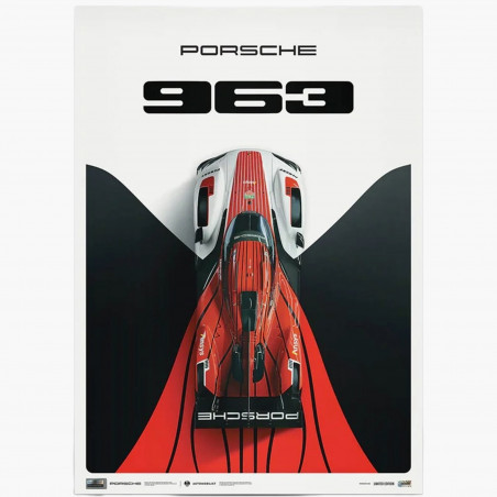 Affiche Porsche 963 2024 - 24H Le Mans