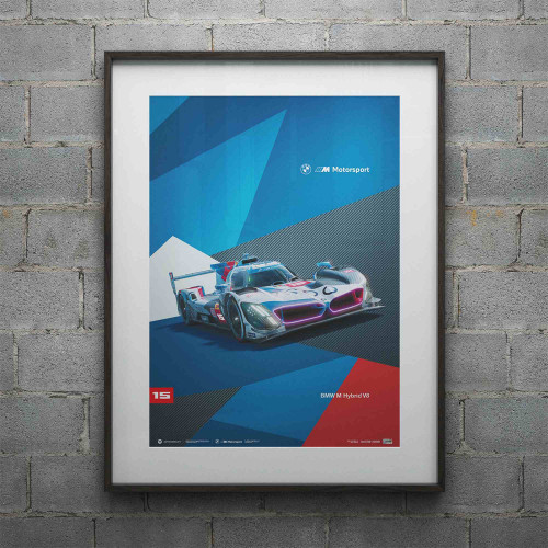 Affiche Bmw Hybrid V8 - 24H Le Mans