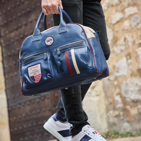 Belgetti4 Leather Bag - Steve McQueen x Le Mans