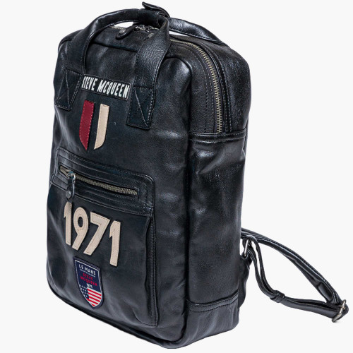 Matt5 Leather Backpack - Steve McQueen x Le Mans