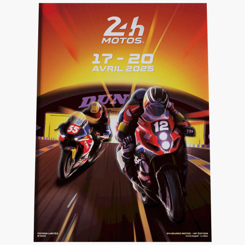 Affiche Collector 2025 - 24h Motos