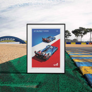Affiche Alpine A424 2024 - 24H Le Mans