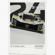 Affiche Peugeot 9x8 2024 - 24H Le Mans