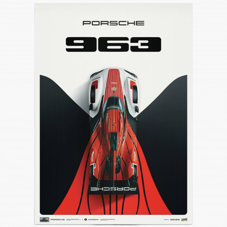 Affiche Porsche 963 2024 - 24H Le Mans