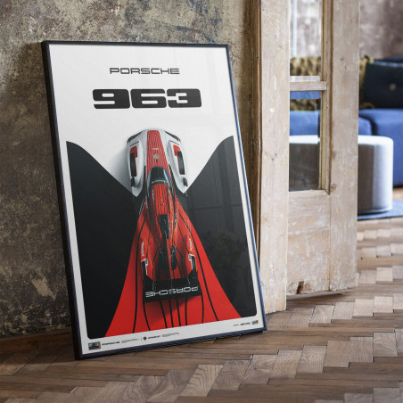 Poster Porsche 963 2024 - 24H Le Mans