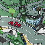 Game Carpet - Le Mans Classic