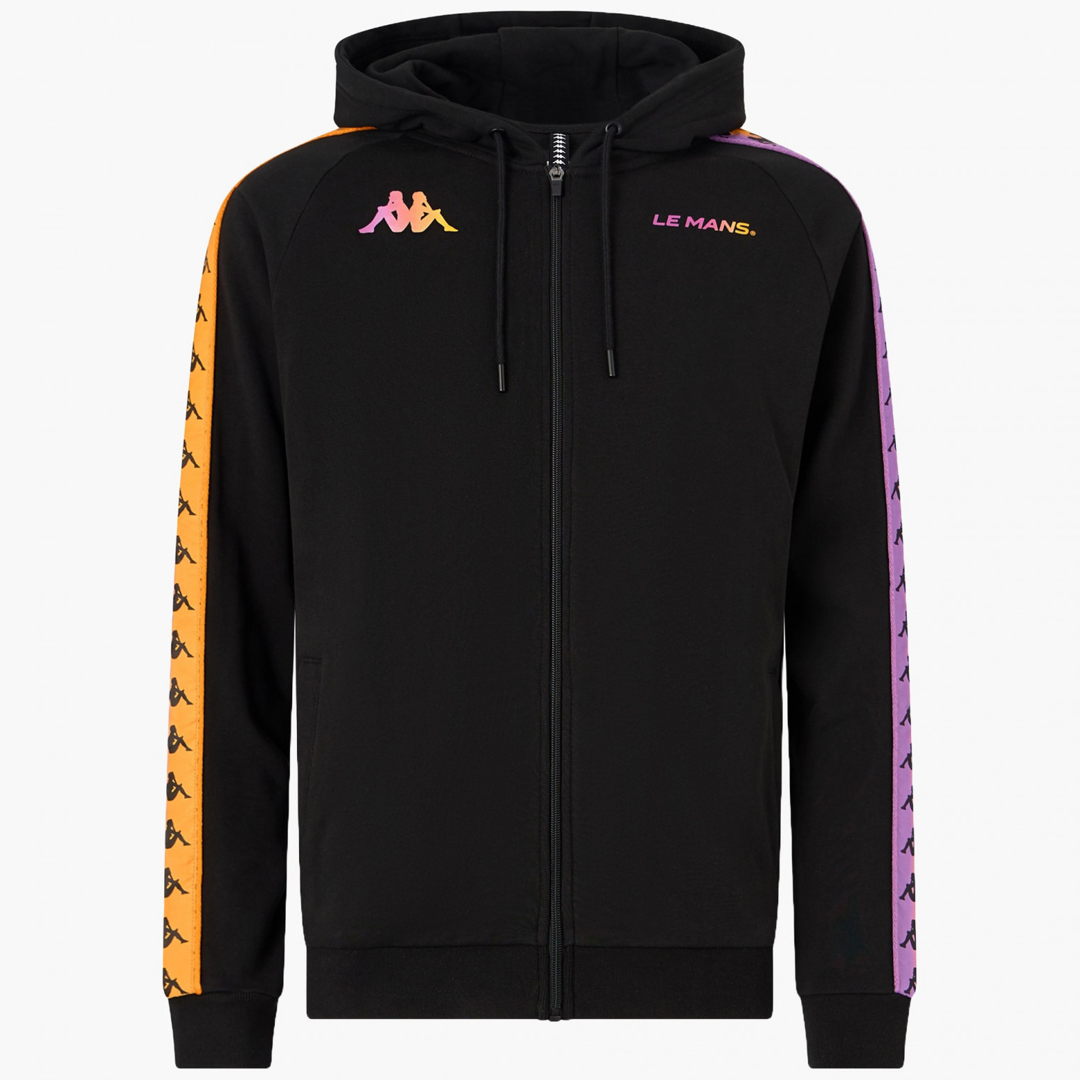 Banda Hoodie - Kappa X 24H Le Mans Colour NOIR Size XXXL