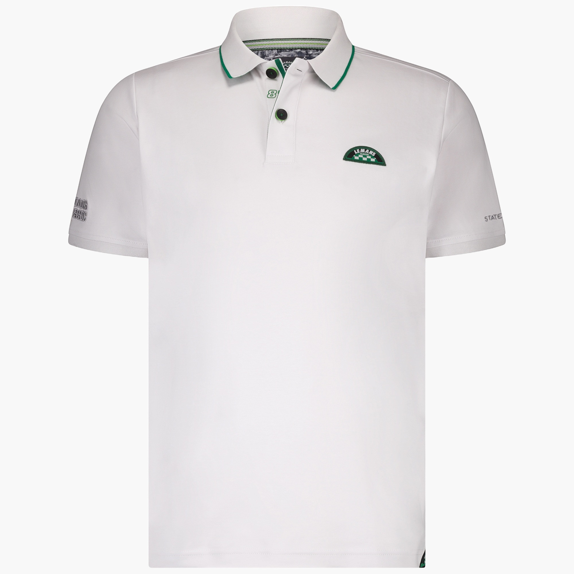 Men Polo STATE OF ART X LE MANS CLASSIC Colour BLANC Size S