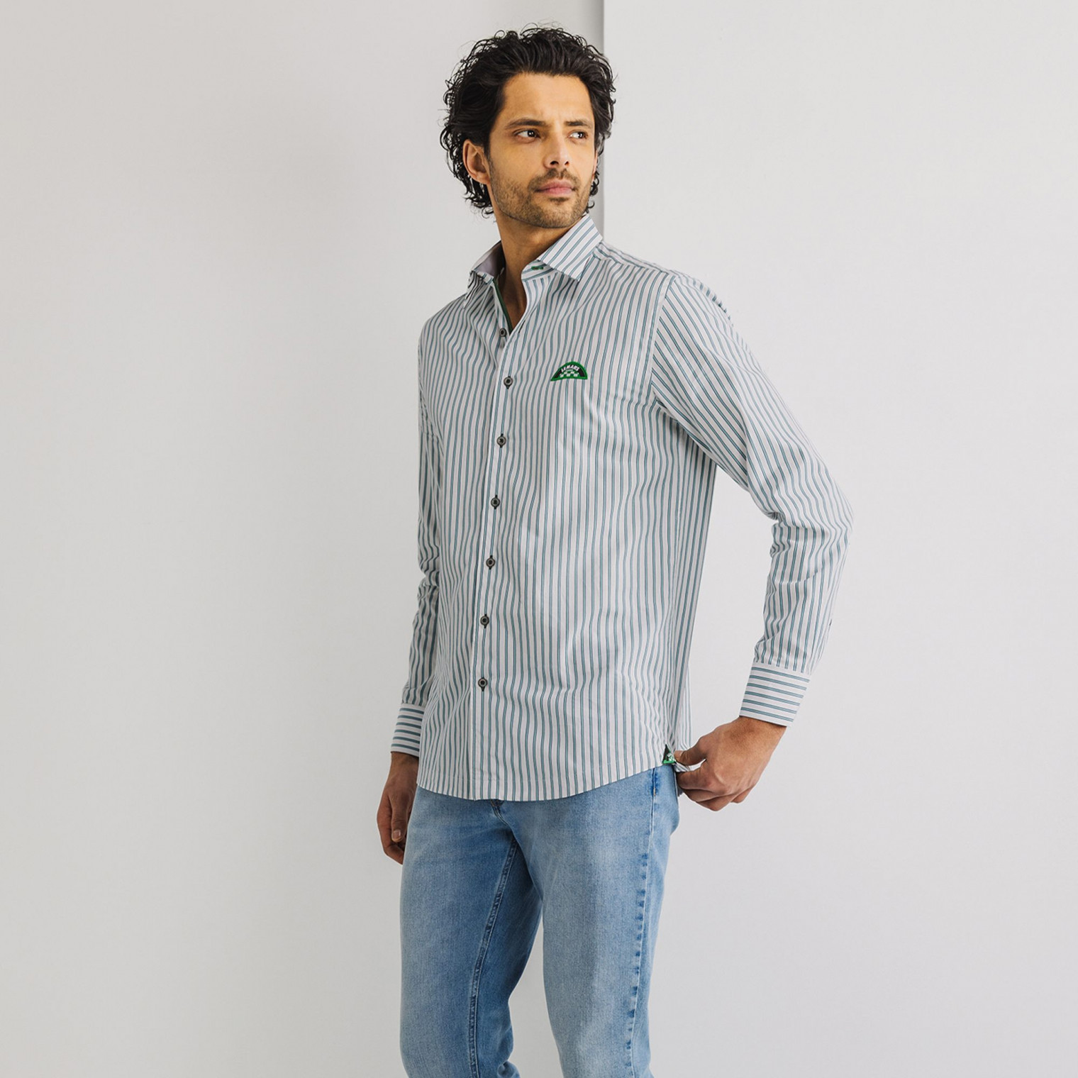 Striped shirt - STATE OF ART X LE MANS CLASSIC Colour BLANC Size S