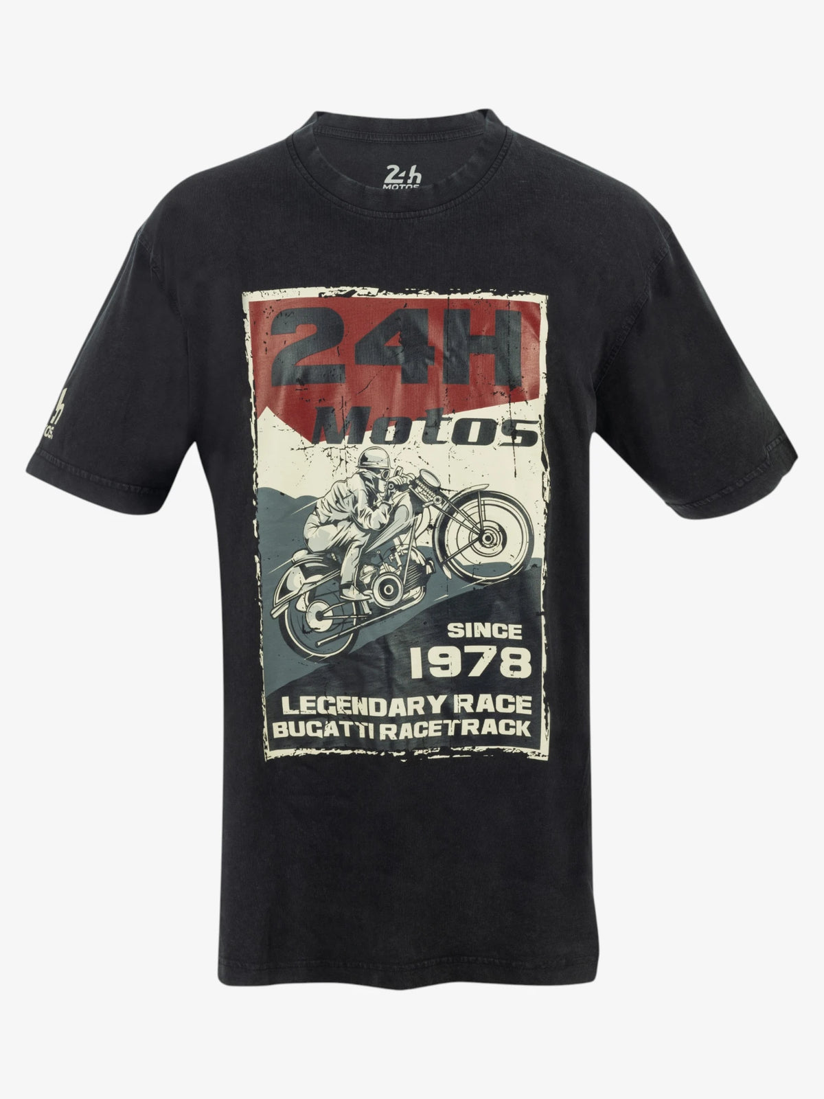 Vintage Poster T-shirt - 24h Motos