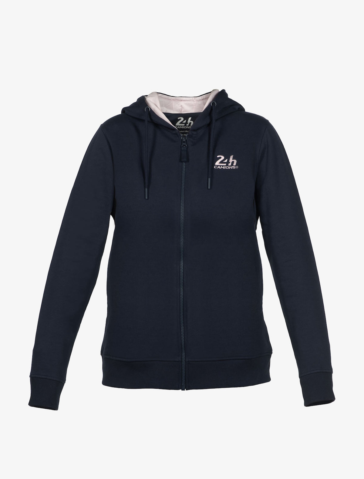 Women’s Zip-Up Hoodie with Emblem - 24h Camions